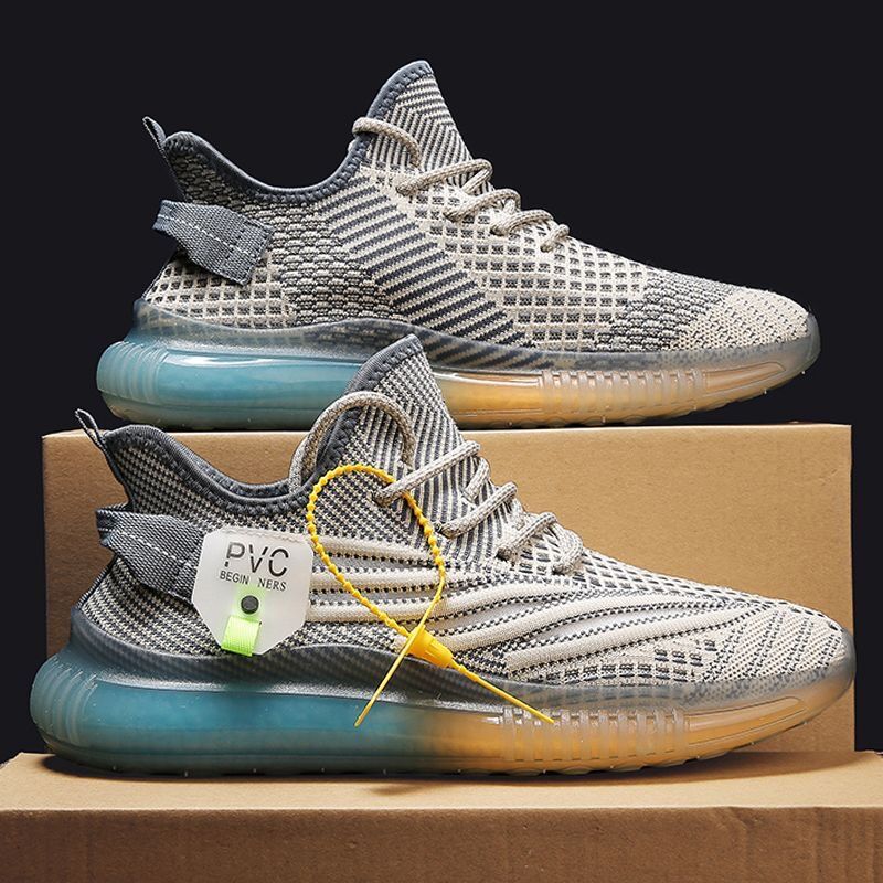 2024 Summer Breathable fei-woven men's shoes, coconut shoes, men's sports shoes, casual shoes, trendy online shoes, men's shoes wholesale Application Scenario
