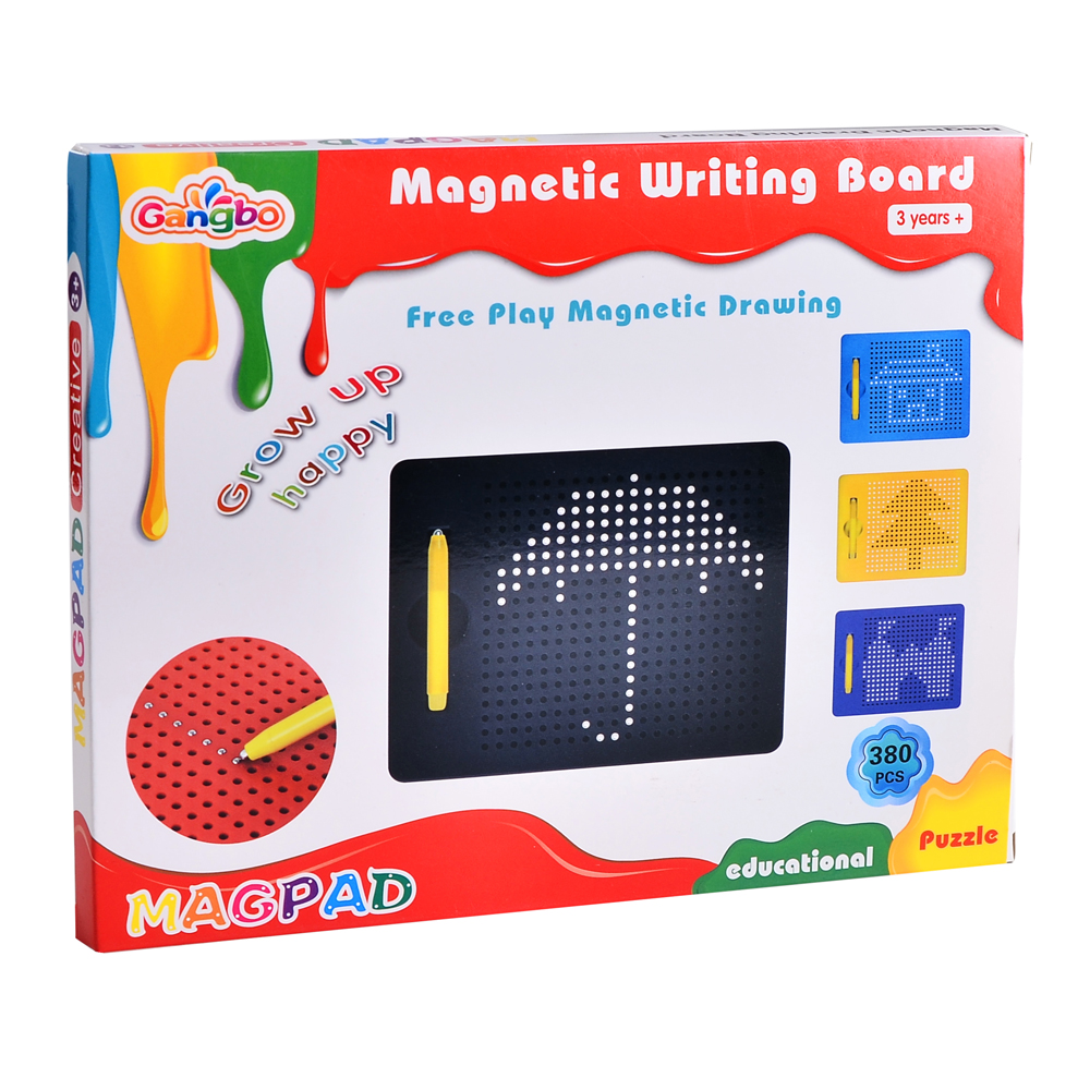 Magnetic building block assembly toys for children's intelligence, magnetic suction plates and magnets, creative assembly and enlightenment toys, safe and non-toxic