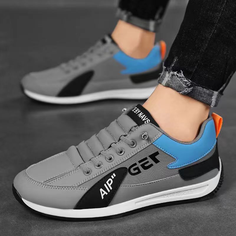 Men's 2025 Spring New Men's white sneakers, trendy Forrest Gump shoes, lightweight and breathable running shoes for men wholesale details Picture