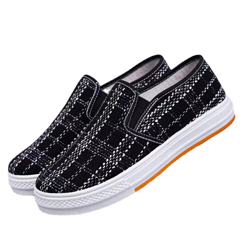 2024 New spring and autumn women's flat, Korean-style, fashionable and comfortable casual shoes from old Beijing Item Picture