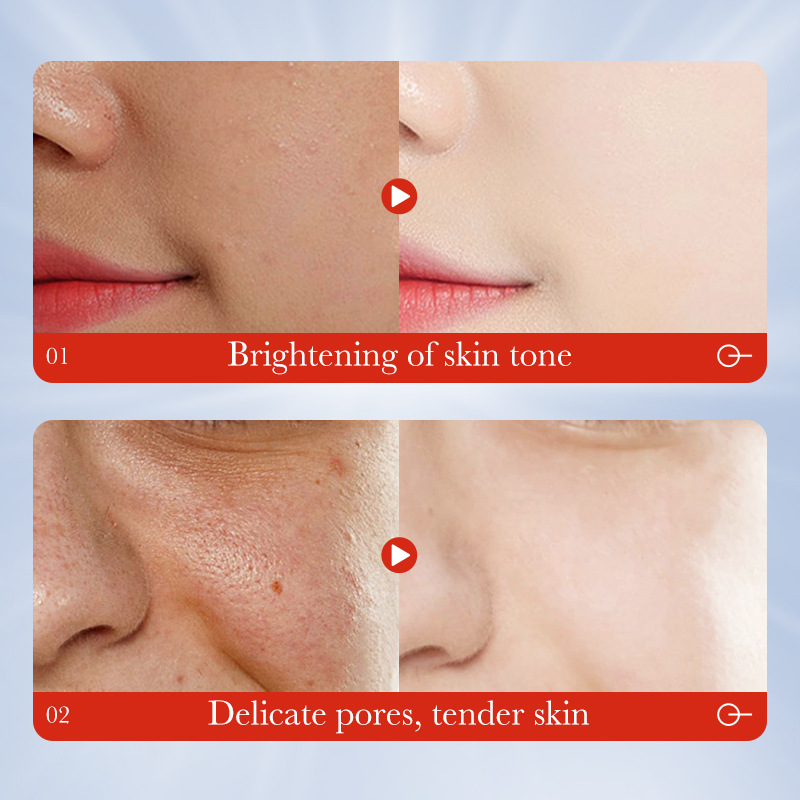 Cross-border export wholesale of all-English SADOER Qu Acid Whitening Soothing Sleep Mask and Moisturizing Moisturizing Mask details Picture