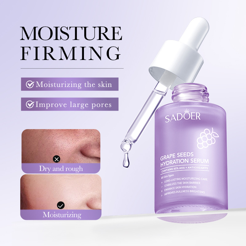 Cross-border export wholesale of SADOER Grape Seed Antioxidant Moisturizing Essence and Hydrating Essence in full English details Picture