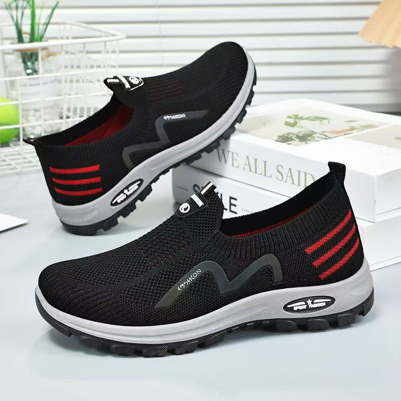 2024 Spring New Women's shoes: Versatile, breathable, one-step women's shoes, soft-soled shoes, daily casual mom shoes wholesale Application Scenario