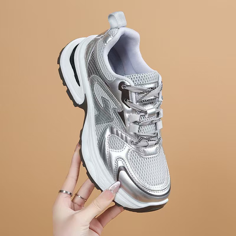 Thick-soled running shoes, dad shoes, women's shoes, Spring/Summer 2025 new sports shoes, cross-border sports shoes, Korean version export wholesale Application Scenario