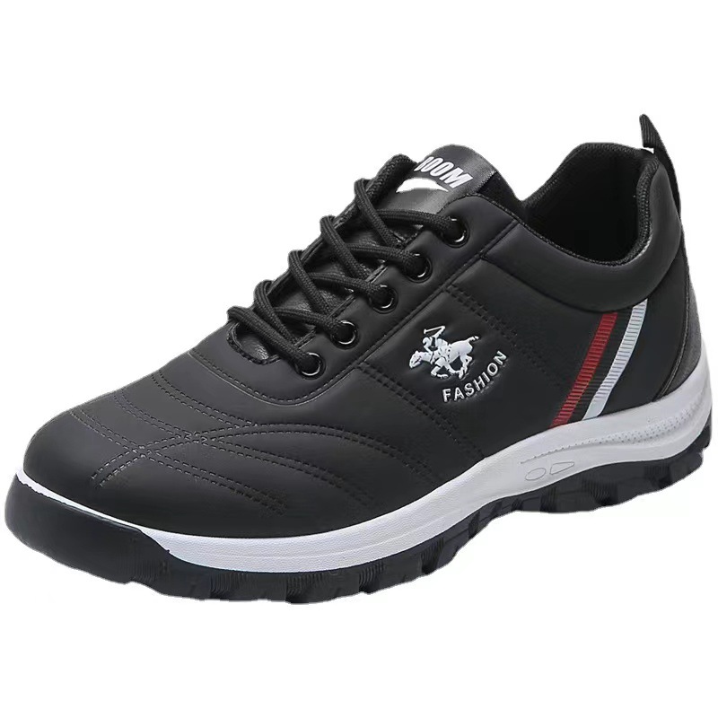 "2025 Autumn and Winter Dad trendy shoes, men's casual sports shoes, Korean-style comfortable white sneakers, student running shoes for the start of the school year. Item Picture