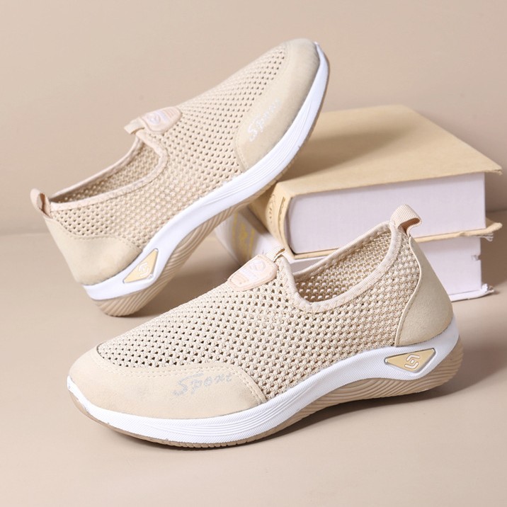 New cross-border Feizhi women's sports shoes with breathable and comfortable mesh, trendy and versatile mom shoes, women's wholesale details Picture