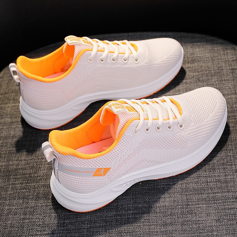 Women's shoes 2025 Spring and autumn new style sports and casual shoes for export, running breathable soft-soled woven shoes wholesale details Picture