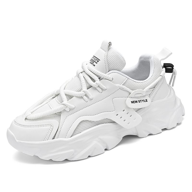 Men's shoes 2024 Summer new Men's breathable mesh shoes, men's trendy and versatile thick-soled sports shoes, casual dad shoes Item Picture