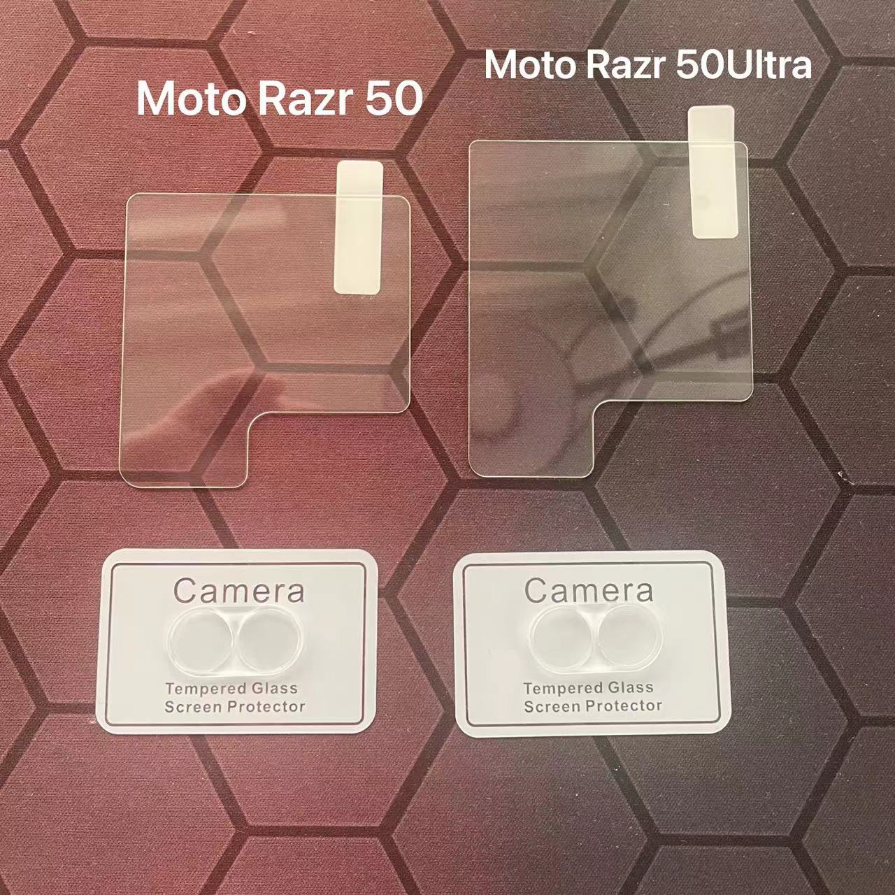 Applicable to motorazr50 tempered film, mobile phone protective film, MOTOROLA lens film, folding screen glass film details Picture