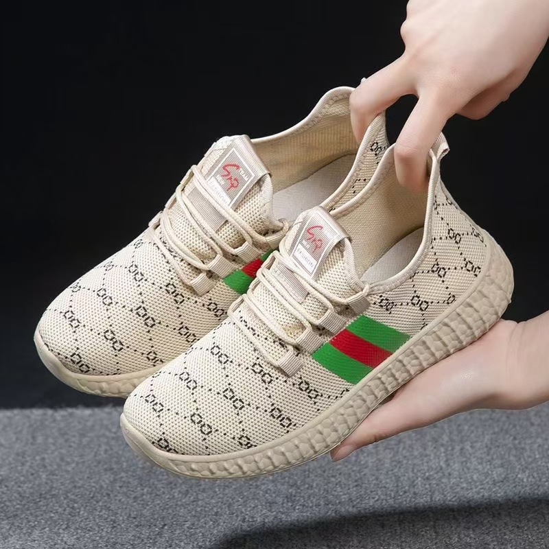 2024 New Feizi sports women's shoes Spring Breathable mesh shoes Fashionable and versatile women's coconut shoes Thin student style details Picture