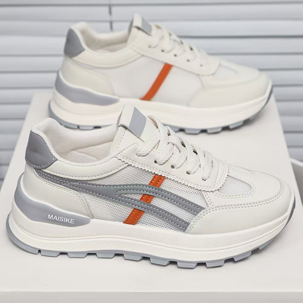 ins Korean version new Forrest Gump Shoes for women 2025 Spring student Running sports thick-soled height-increasing casual shoes details Picture