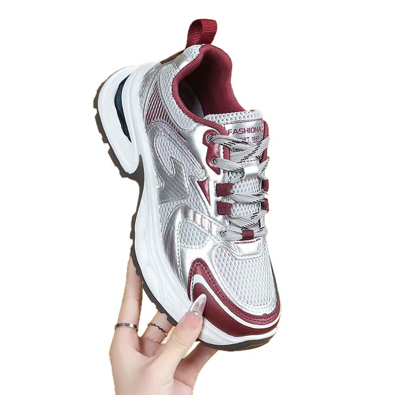 Thick-soled running shoes, dad shoes, women's shoes, Spring/Summer 2025 new sports shoes, cross-border sports shoes, Korean version export wholesale Item Picture