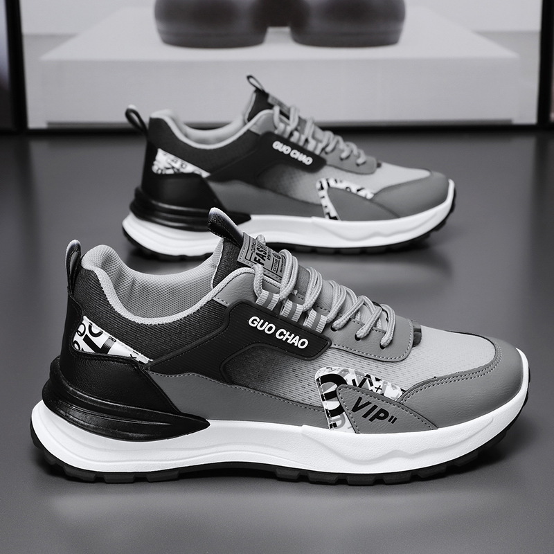 Summer men's shoes 2024 new breathable mesh shoes, men's sports shoes, trendy and versatile casual shoes, dad trendy shoes details Picture