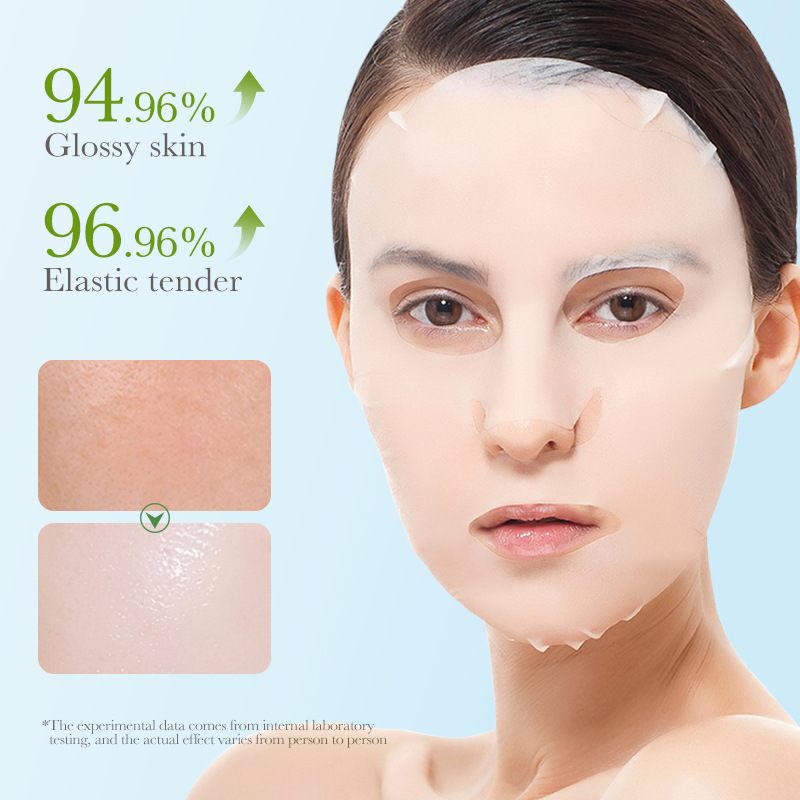 Cross-border wholesale of ZOZU Centella asiatica Orange Pomegranate plant essence Facial mask in English Specification drawing