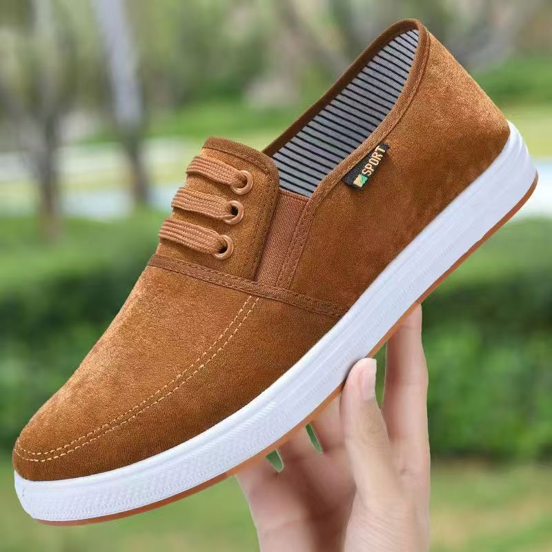 Lazy canvas shoes for men, new Beijing cloth shoes for men, men's rest shoes, one-foot breathable shoes for men wholesale Application Scenario
