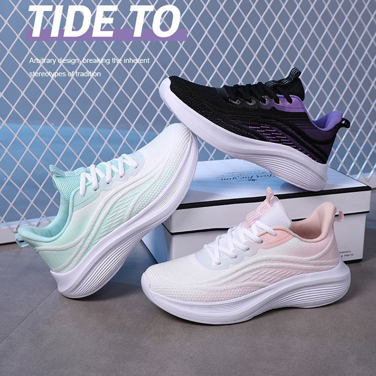Cross-border new Feizhi women's sports shoes, women's mesh surface breathable and comfortable, trendy and versatile women's shoes, women's consignment full figure