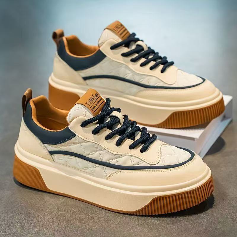 Spring 2025 new soft-soled men's shoes, the same style as the popular ones, are casual, sporty, fashionable and versatile, light luxury low-top sneakers for men Application Scenario
