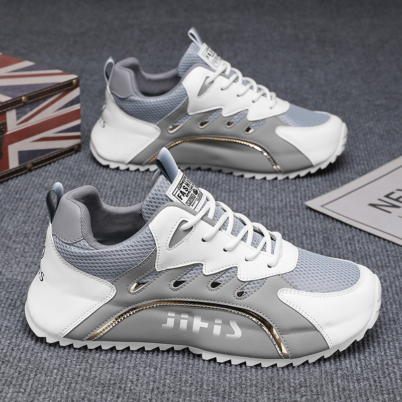 New men's shoes for summer 2025: Breathable mesh shoes, men's trendy and versatile soft-soled sports shoes, casual dad trendy shoes Application Scenario