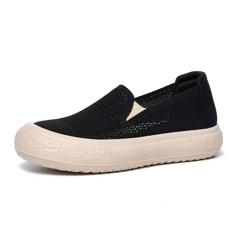 Ladies' small chanel-style fisherman shoes, light, soft sole, anti-slip, one-step lazy shoes, old Beijing cloth shoes 2024 new style Item Picture
