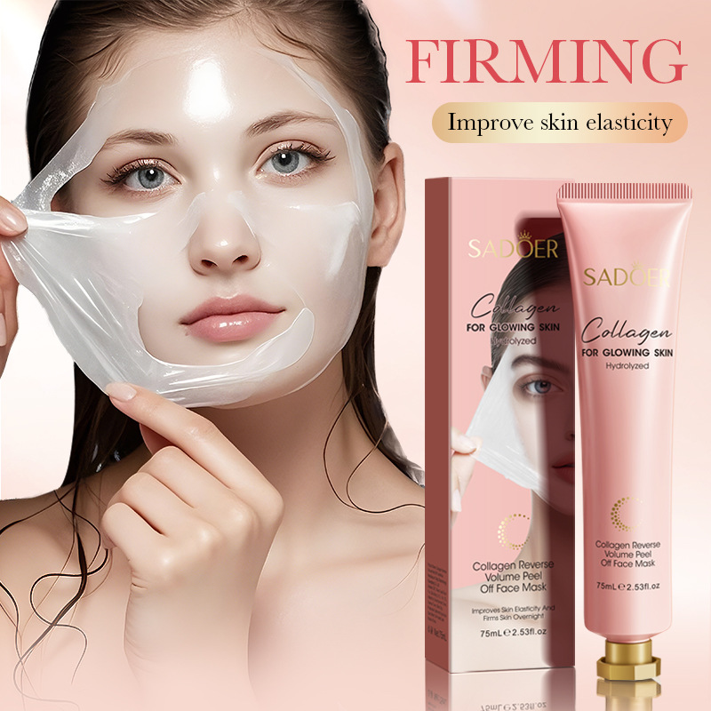 All-english SADOER Collagen Anti-Aging Firming Peel-off Mask Blackhead Removal skin care products for cross-border export Specification drawing