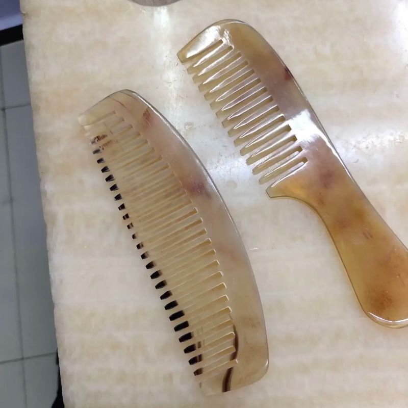 牛角梳天然牛角梳美发按摩梳子美发工具厂家直销 1