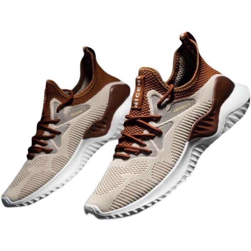 Men's Shoes 2024 Autumn New Men's sports shoes, popular flying woven breathable running shoes, casual men's shoes manufacturer wholesale Item Picture