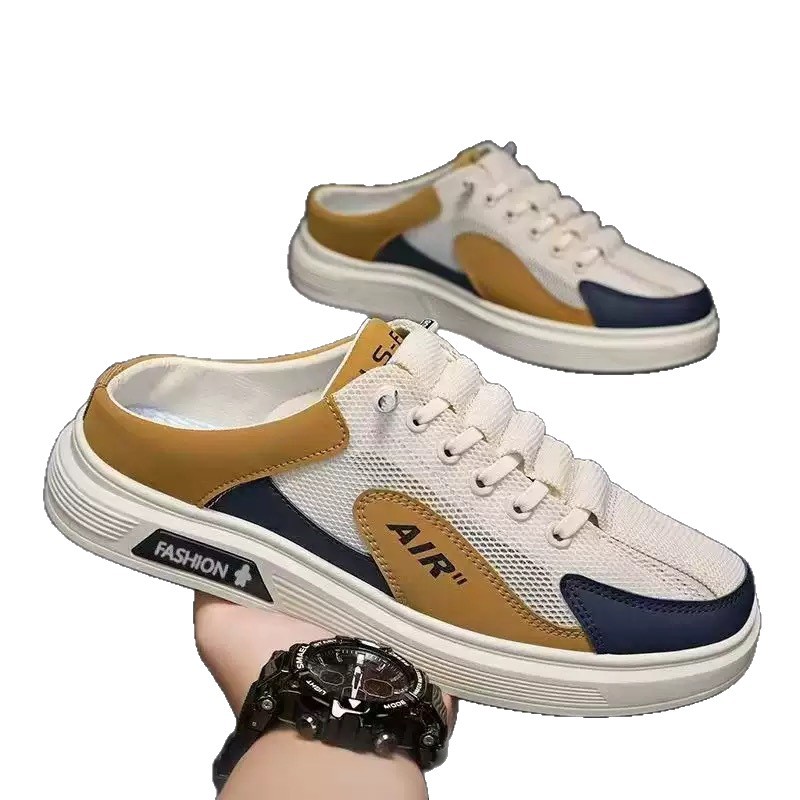 In 2025, new shoes will be launched: men's sneakers, men's half-slippers, men's bean shoes, men's cross-border wholesale shoes for foreign trade, men's white sneakers, and men's white shoes Item Picture