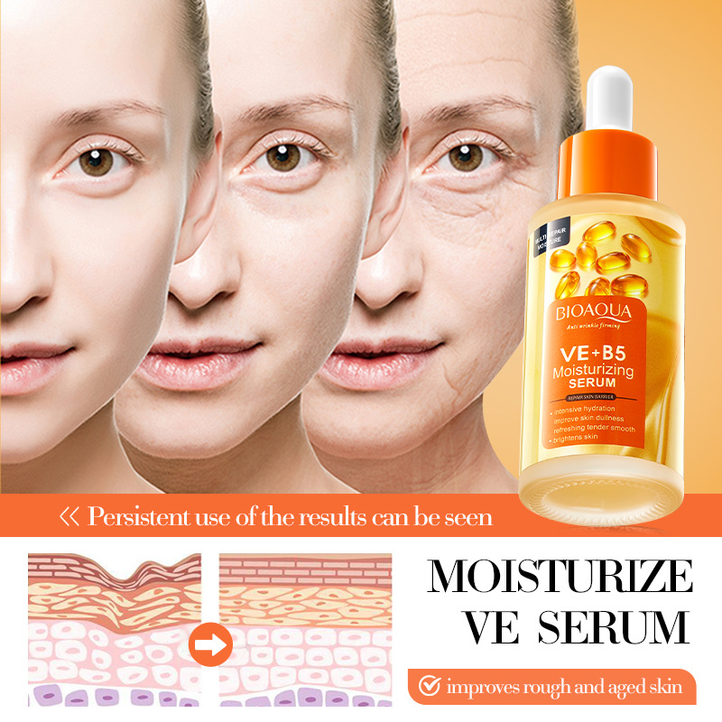 Full English BIOAOUA Vitamin EB5 Moisturizing Skin Care Product set, Essence and cream cross-border export wholesale Item Picture