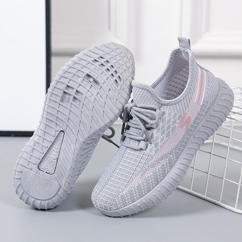 In 2025, women's sporty casual coconut shoes are popular, and breathable fei-woven sports shoes are in vogue. Wholesale of comfortable women's shoes for trendy women Specification drawing