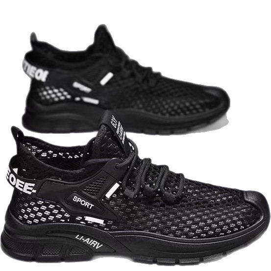 Spring/Summer 2025 men's shoes: Breathable, versatile, sports shoes, casual mesh shoes, outdoor lightweight mesh shoes, comfortable and trendy shoes Item Picture