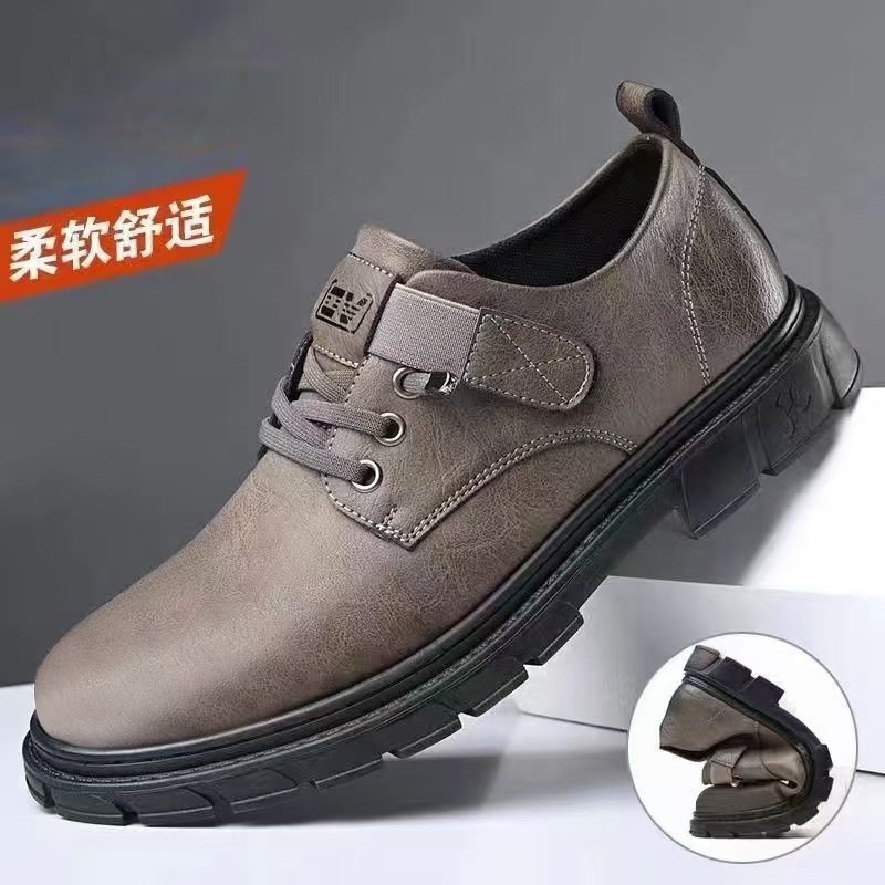 Spring new men's business leather shoes, casual shoes, British-style workwear shoes, men's shoes for export wholesale details Picture