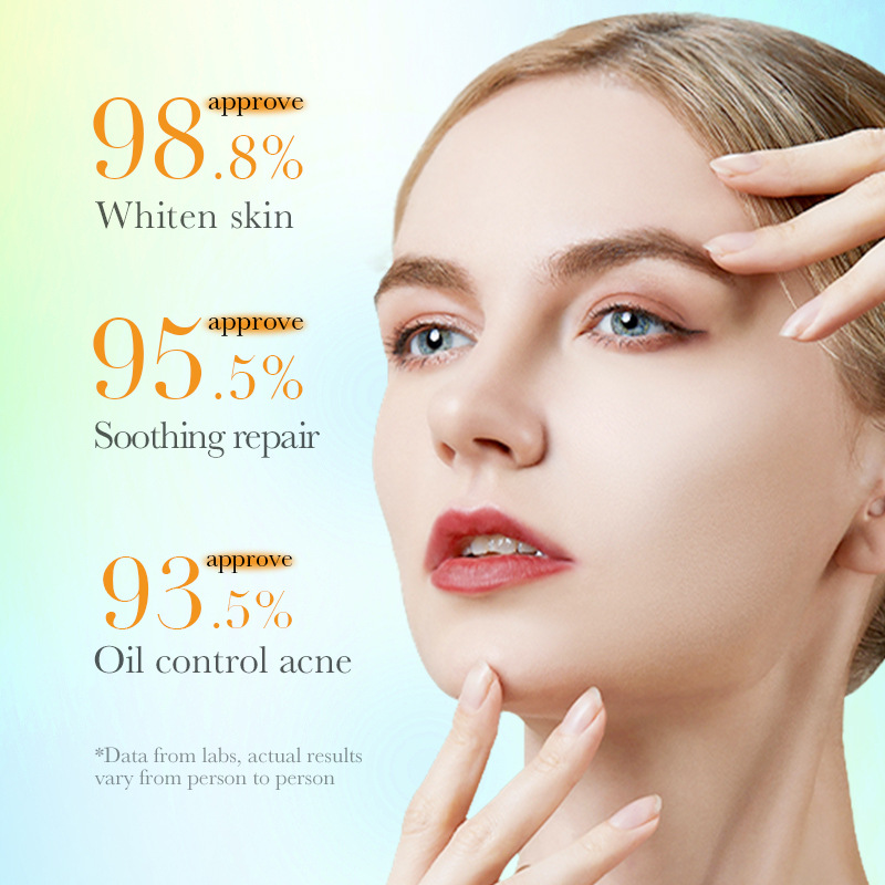 Cross-border wholesale of SADOER Vitamin C salicylic Acid Whitening and Soothing Cotton Sheet masks in English Application Scenario