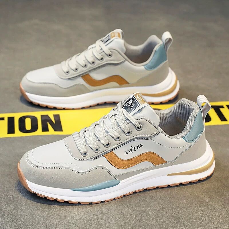 Men's summer 2024 new breathable plate shoes, men's trendy and versatile height-increasing sports and casual running shoes, trendy shoes Application Scenario
