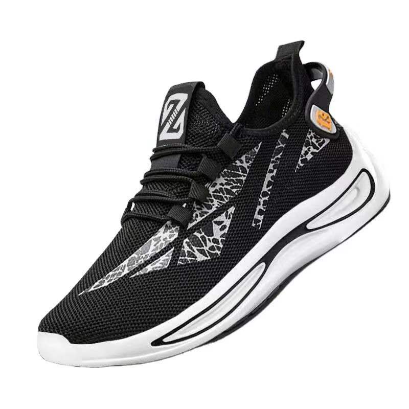 Men's trendy, breathable summer new net shoes, men's white sneakers, men's casual shoes manufacturer wholesale men's shoes Item Picture