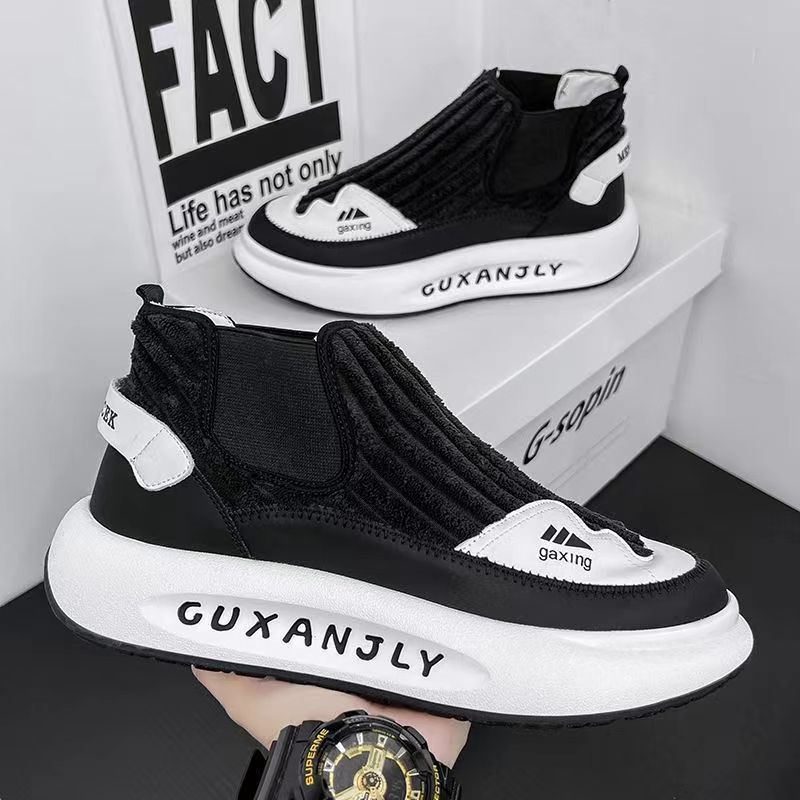 Men's 2024 Spring new Men's shoes, one-piece men's sports shoes, trendy casual shoes, men's one-piece consignment details Picture