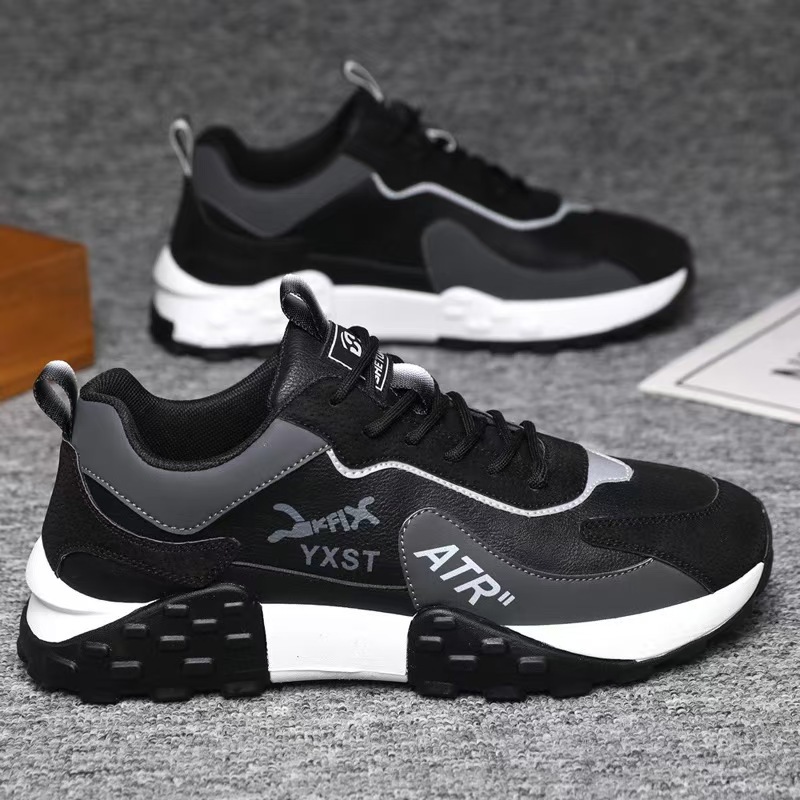 Casual best-selling men's shoes, trendy and versatile running shoes, lightweight, anti-slip, breathable, men's soft soles, durable and comfortable for sports men Application Scenario