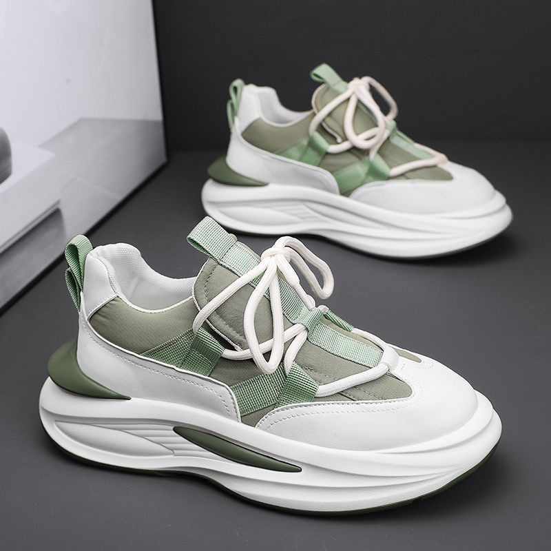 New summer men's shoes: breathable umbrella fabric shoes, men's trendy and versatile thick-soled sports shoes, casual dad shoes, and trendy shoes Specification drawing