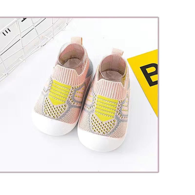Baby walking shoes, anti-slip soft-soled baby shoes, breathable sock shoes, one-step shoes for boys and girls, wholesale of spring and summer shoes and socks details Picture