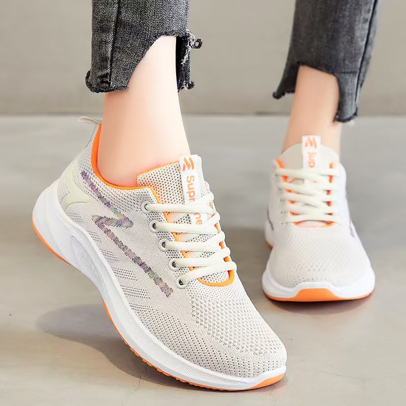 Women's Shoes 2024 Spring New Export women's shoes manufacturer wholesale casual shoes, one-piece consignment, soft-soled sports shoes for women details Picture