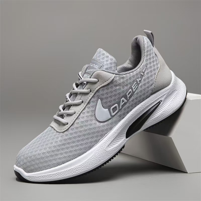 New Spring, summer and autumn 2024 mesh sports shoes, breathable and durable, trendy and casual shoes, fashionable and casual new style details Picture