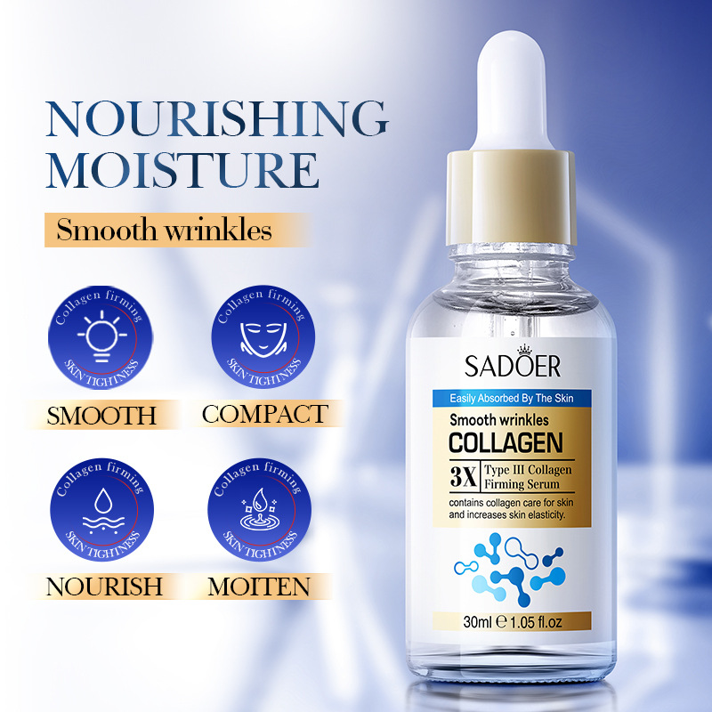 Cross-border export wholesale of SADOER Type III Collagen anti-wrinkle and Firming Essence and Moisturizing Essence in full English details Picture