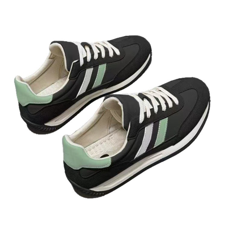 2025 New running sports shoes, summer breathable men's board shoes, Korean style trendy, lightweight, comfortable and versatile men's sports shoes Item Picture
