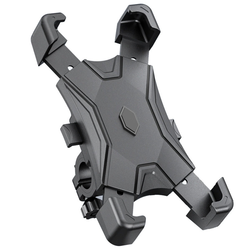 Motorcycle, electric bike, bicycle, mobile phone stand, four-prong, outdoor cycling rider, takeout navigation, shockproof universal stand Item Picture
