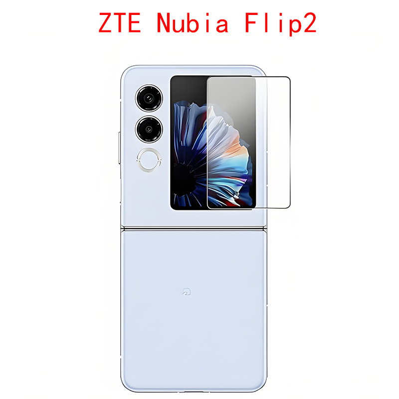 Suitable for NubiaFlip2 outer screen tempered glass film and NubiaFlip2 small screen protective film Item Picture
