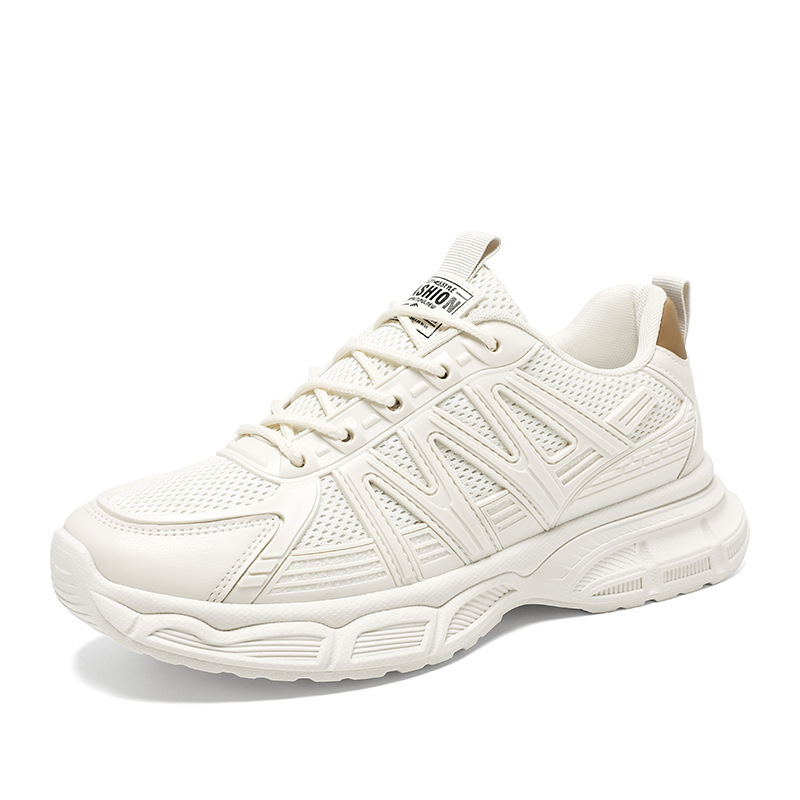 New breathable mesh shoes for men in autumn, trendy, versatile, anti-slip and durable sports shoes, casual dad trendy shoes Item Picture