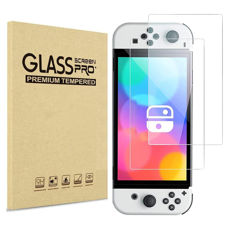 Suitable for switch tempered film, suitable for Nintendo Switch lite/OLED game console protective film full figure
