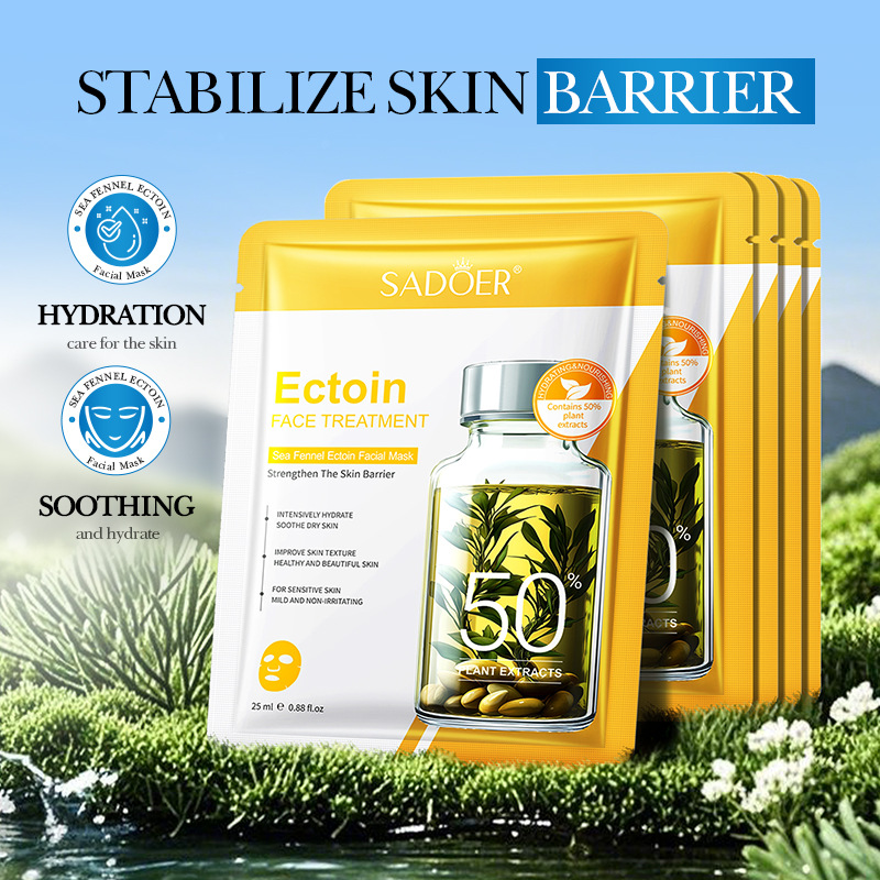 Full English SADOER Sea fennel Ectoin Mask Moisturizing, hydrating and Nourishing Mask cross-border export wholesale details Picture