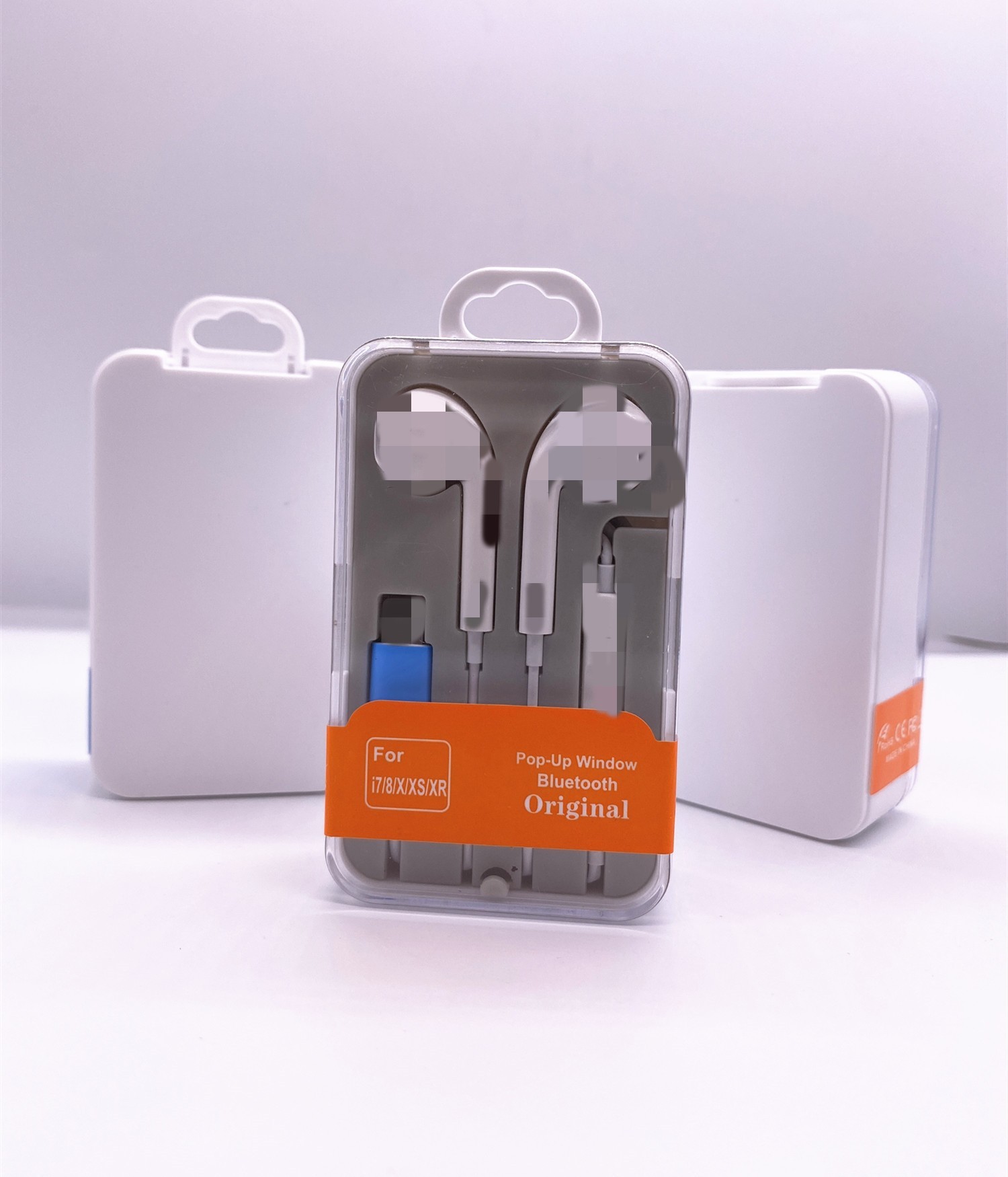Compatible with iPhone 7, Android, Huawei wired direct plug headphones, line-controlled Bluetooth headphones, type-c in-ear, iPhoneX Specification drawing