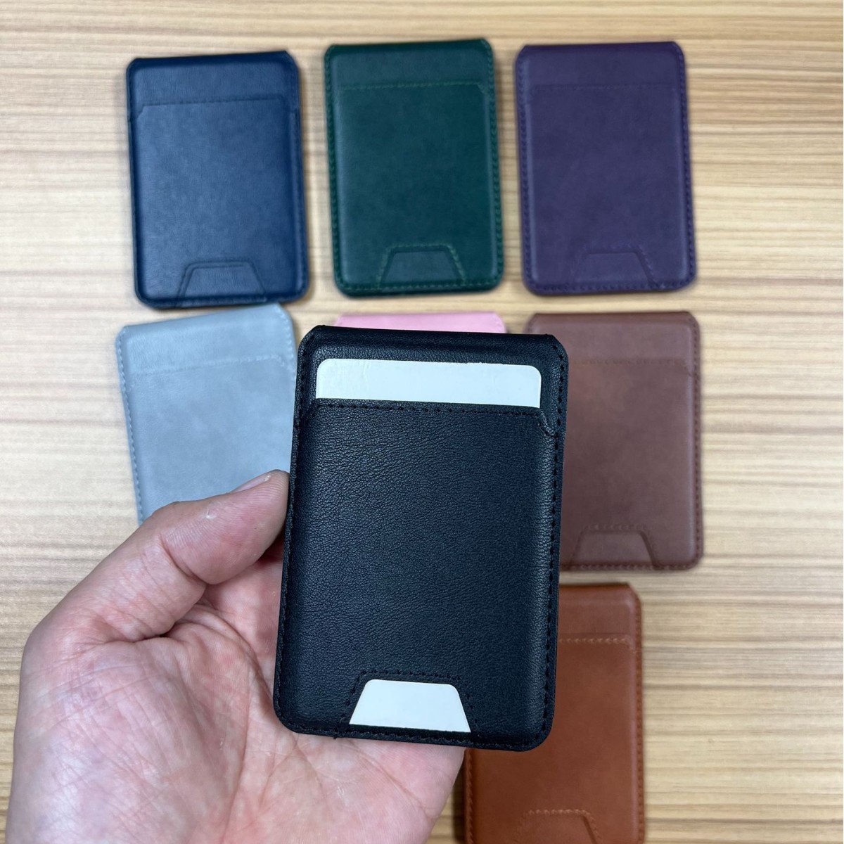Magnetic Magsafe card packs for iPhone12/13/14/15 Plus/16 ProMax with three cards Specification drawing