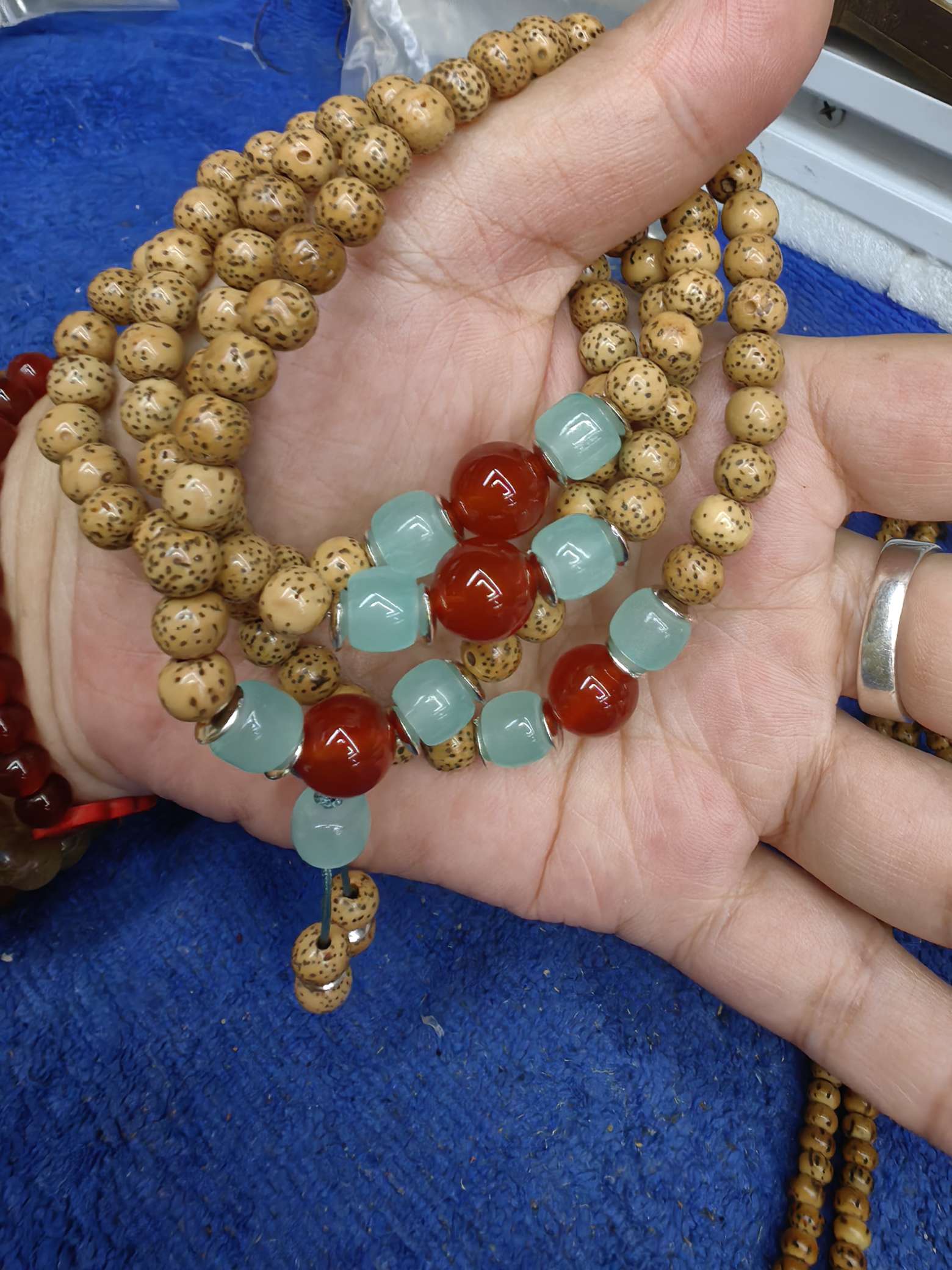 星月菩提陈籽6的4圈女姓王者手链